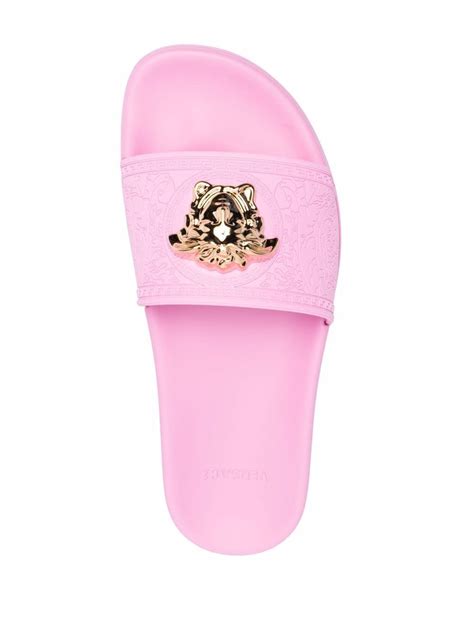 farfetch versace slides.